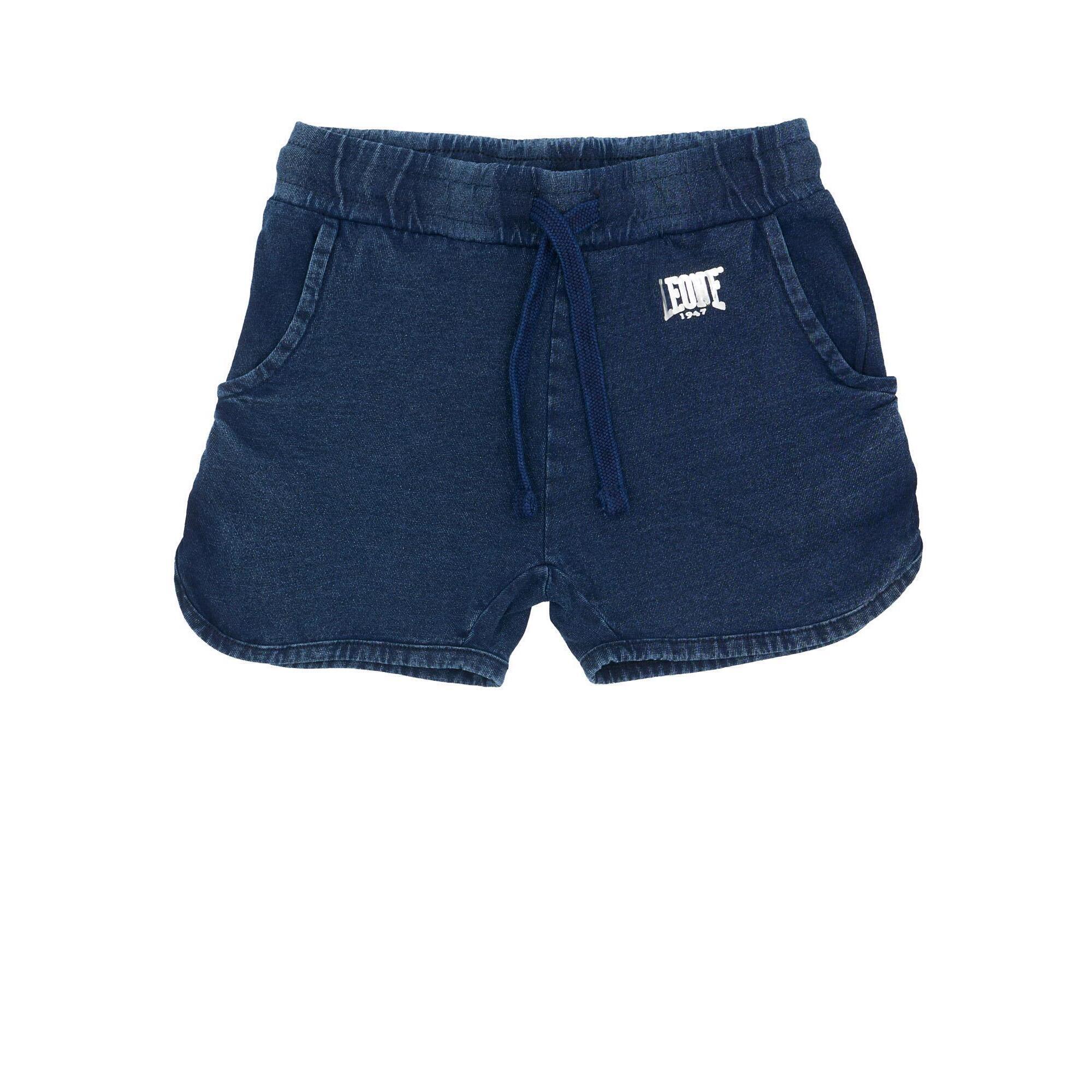 Calções de algodão Leone Blue para menina