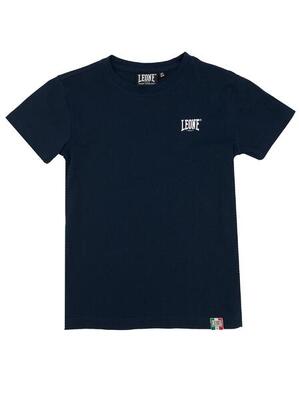 T-shirt maniche corte da bambino in cotone Leone Basic