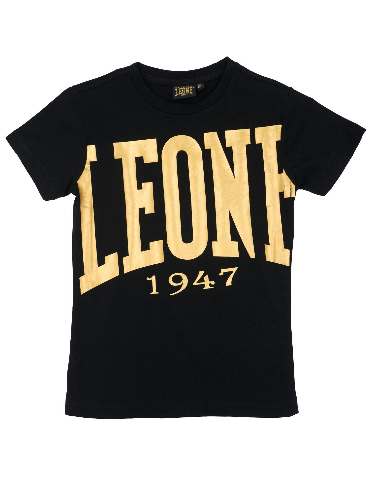 LEONE 1947 APPAREL Camiseta Leone Gold de algodón de manga corta para niño