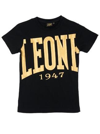 T-shirt en coton à manches courtes pour enfants Leone Gold