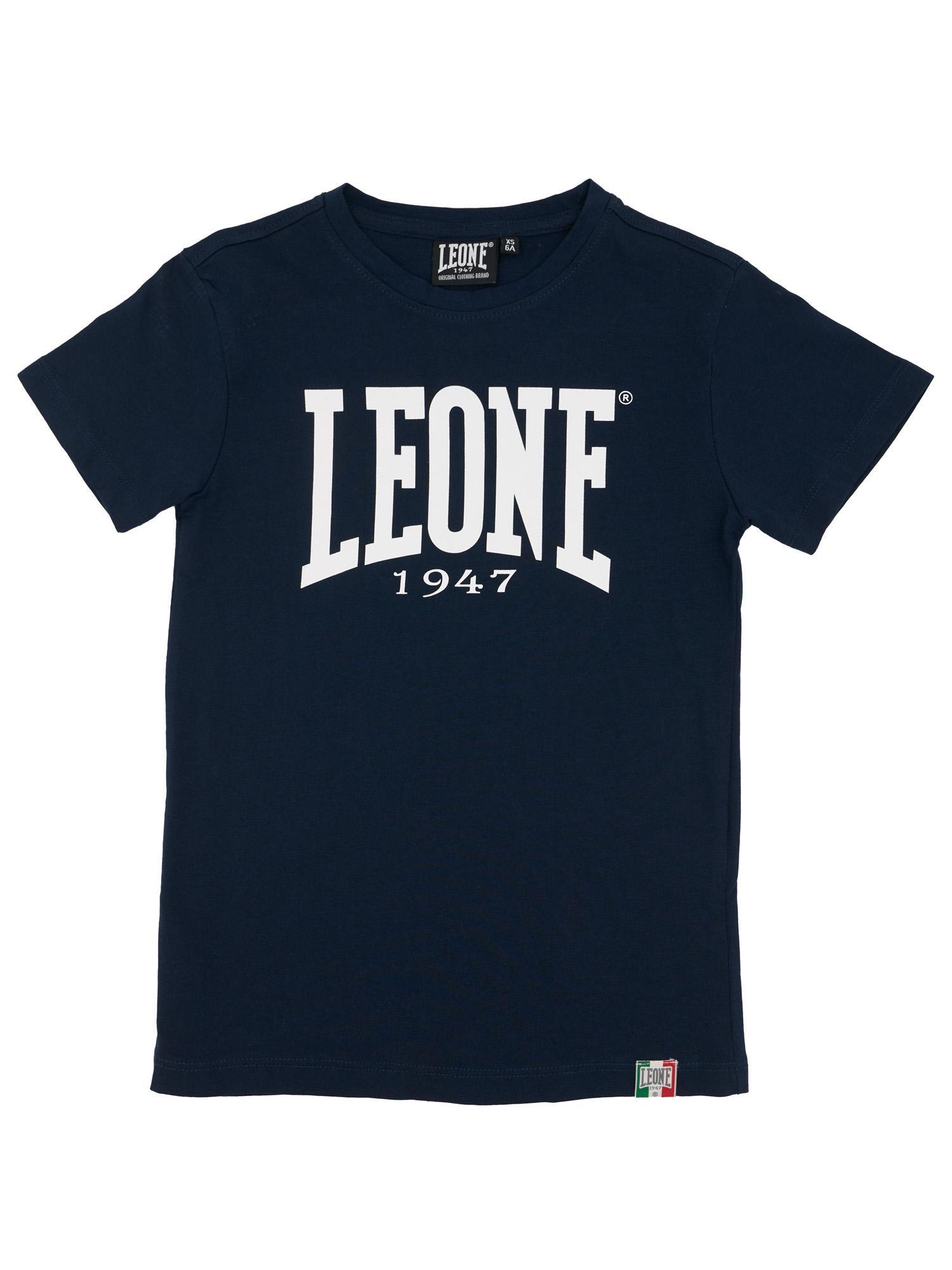 T-shirt maniche corte da bambino in cotone Leone Basic 5/7