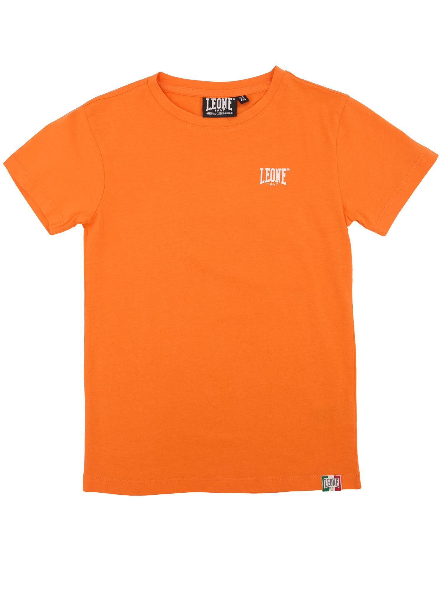 LEONE 1947 APPAREL Leone Camiseta básica de algodón de manga corta para niño