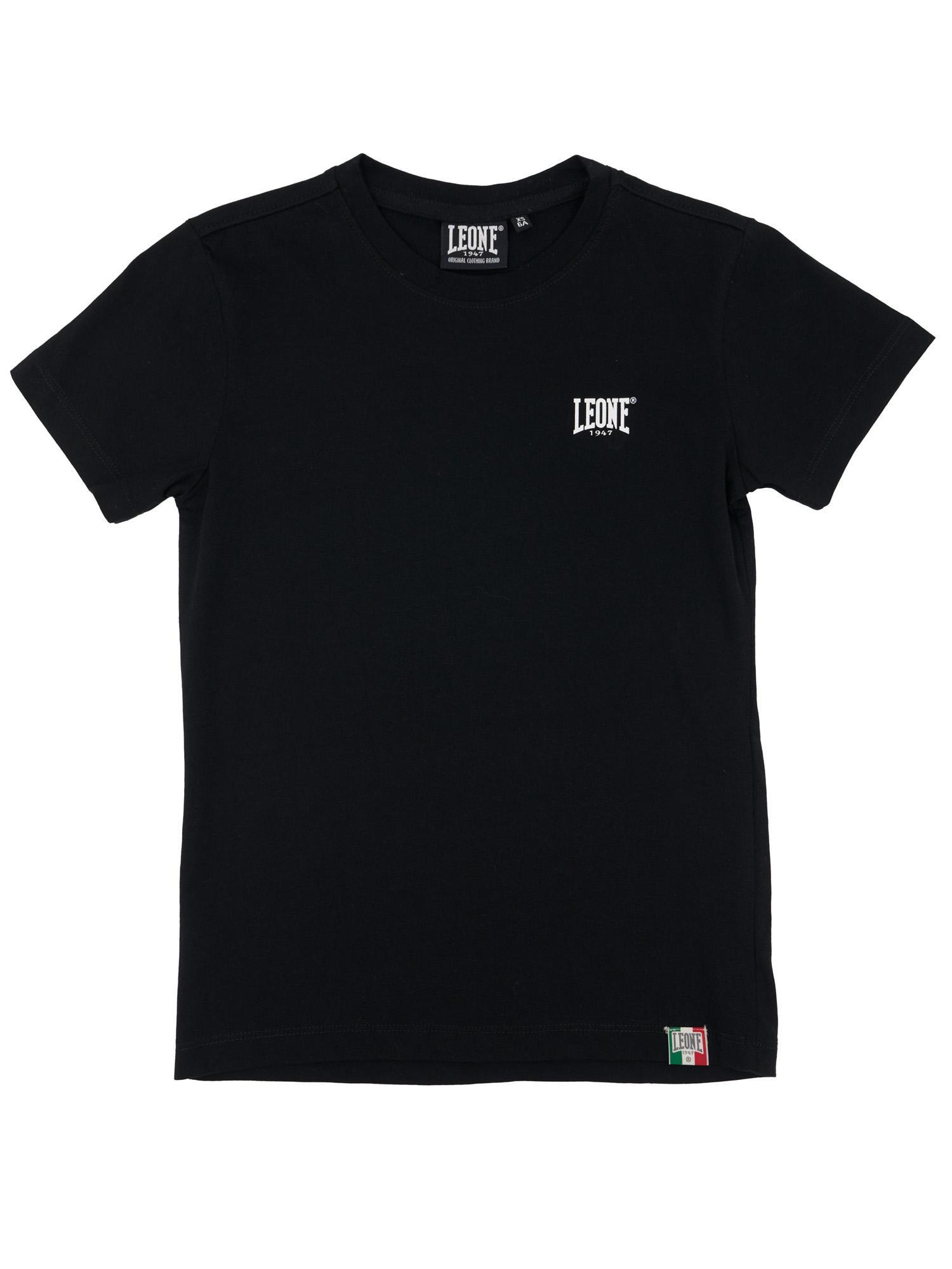 LEONE 1947 APPAREL Leone Camiseta básica de algodón de manga corta para niño