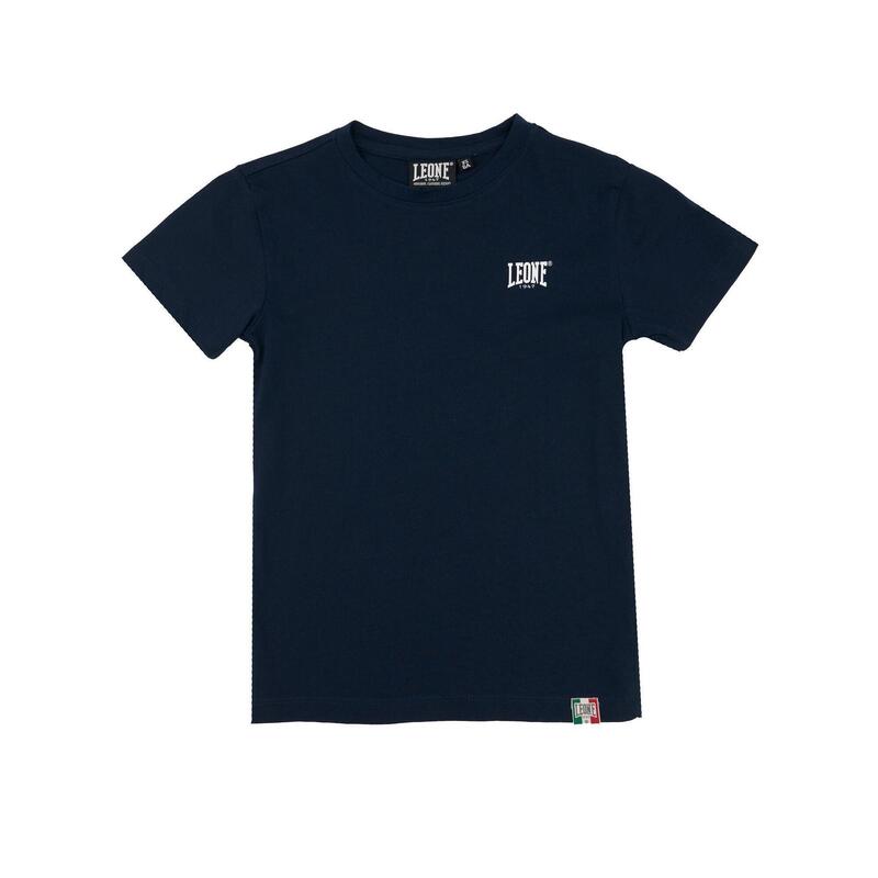 T-shirt maniche corte da bambino in cotone Leone Basic