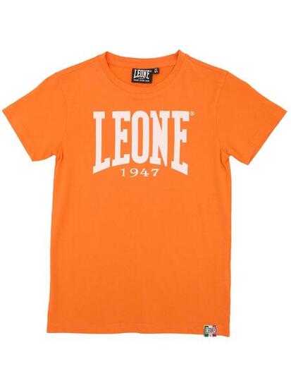 T-shirt Leone Basic à manches courtes en coton pour enfants