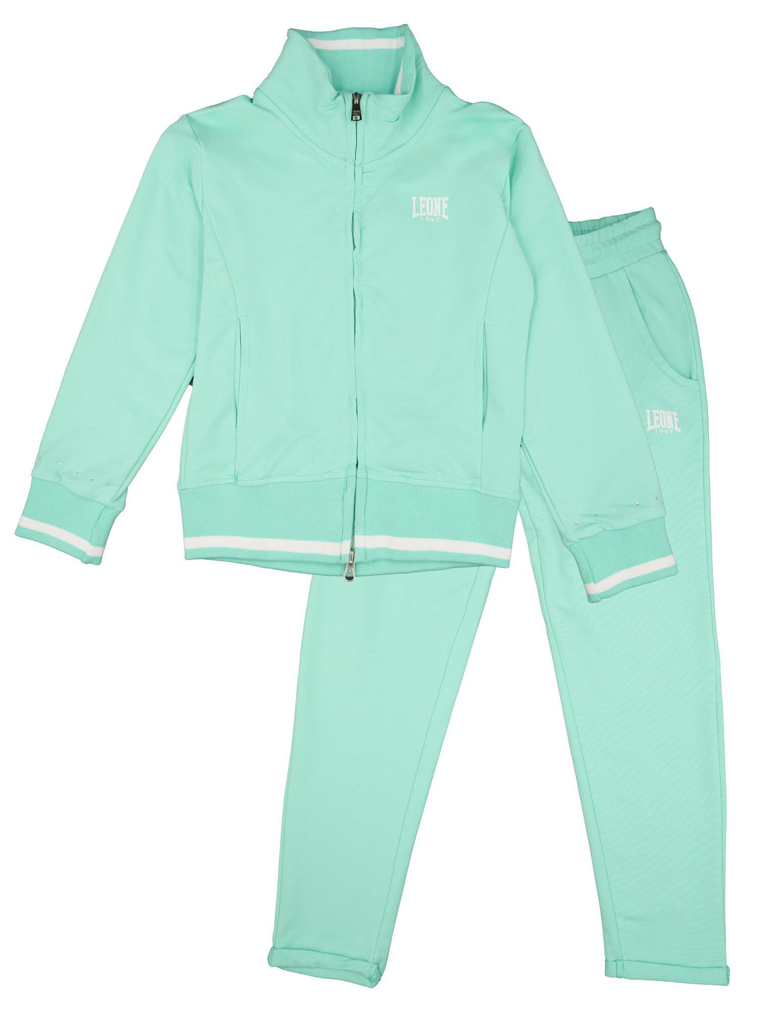 Chandal de nina Leone Bright sin forro polar con cuello y cremallera Decathlon