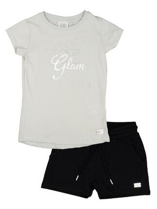 Ensemble complet pour fille avec t-shirt et short Leone Be Glam