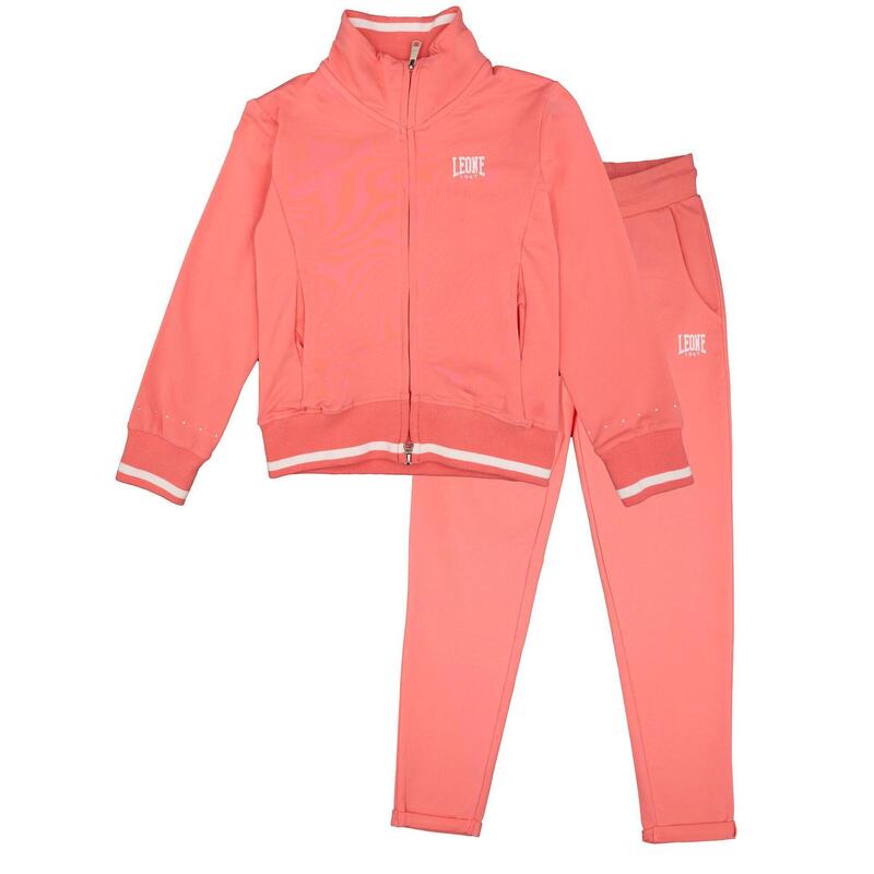 Survêtement fille Leone Bright non polaire avec col et zip