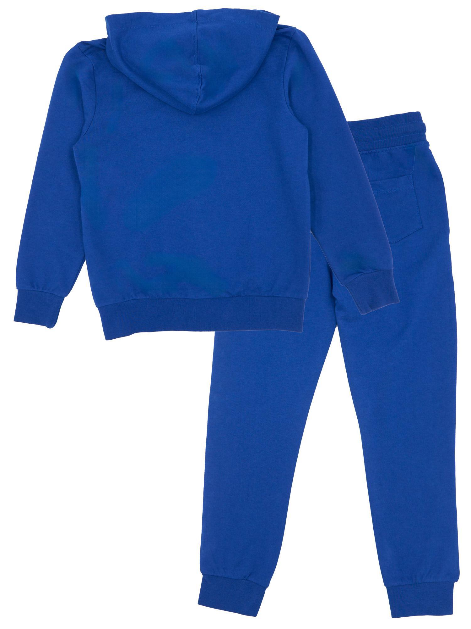 Leone Basic kinder trainingspak met capuchon en ritssluiting 2/2