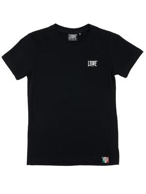 T-shirt maniche corte da bambino in cotone Leone Basic