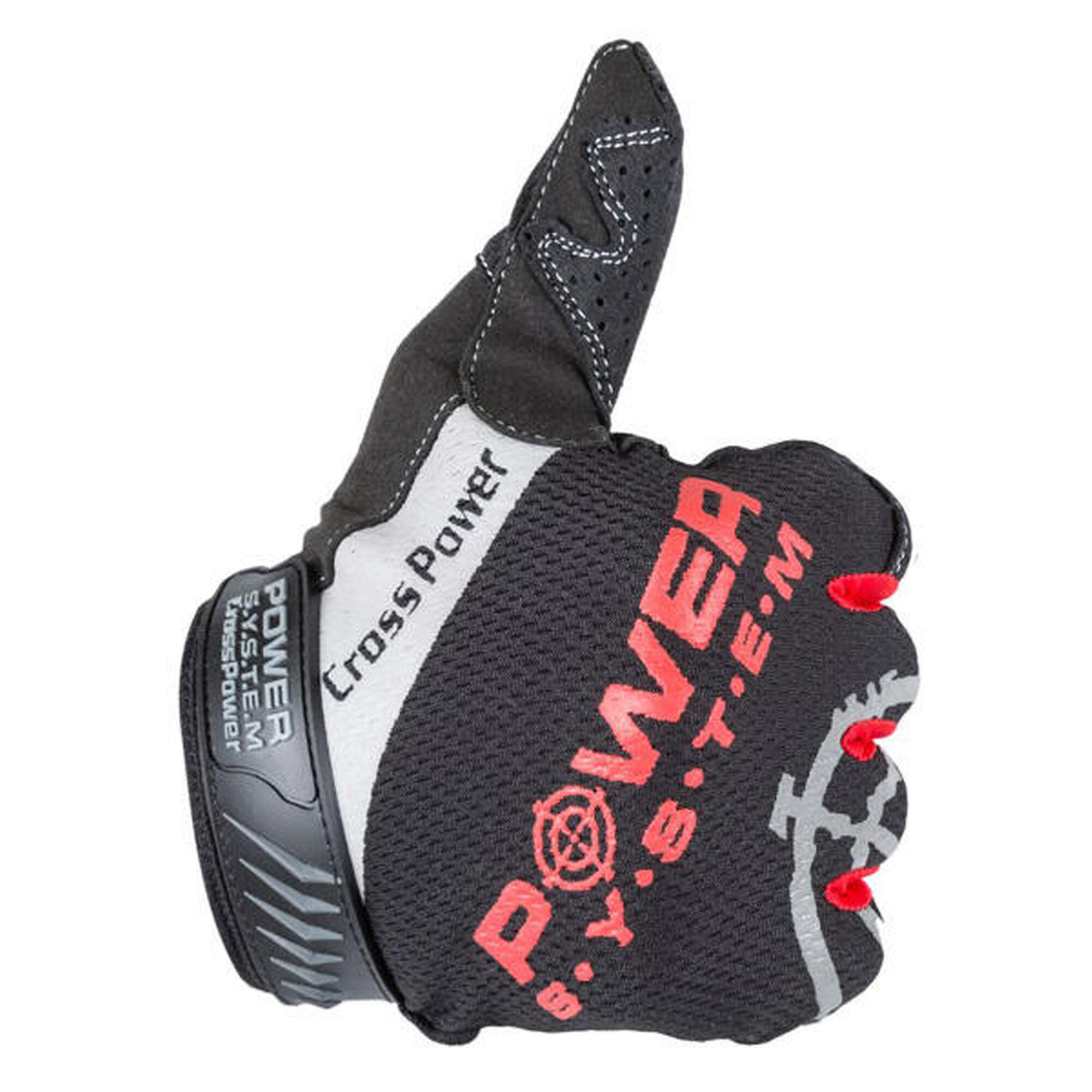 Rękawiczki fitness dla dorosłych Power-System Cross Power