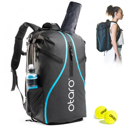 Tennistasche mit Schuhfach 1-2 Schläger | Tennisrucksack Pro 42L Court-Blau