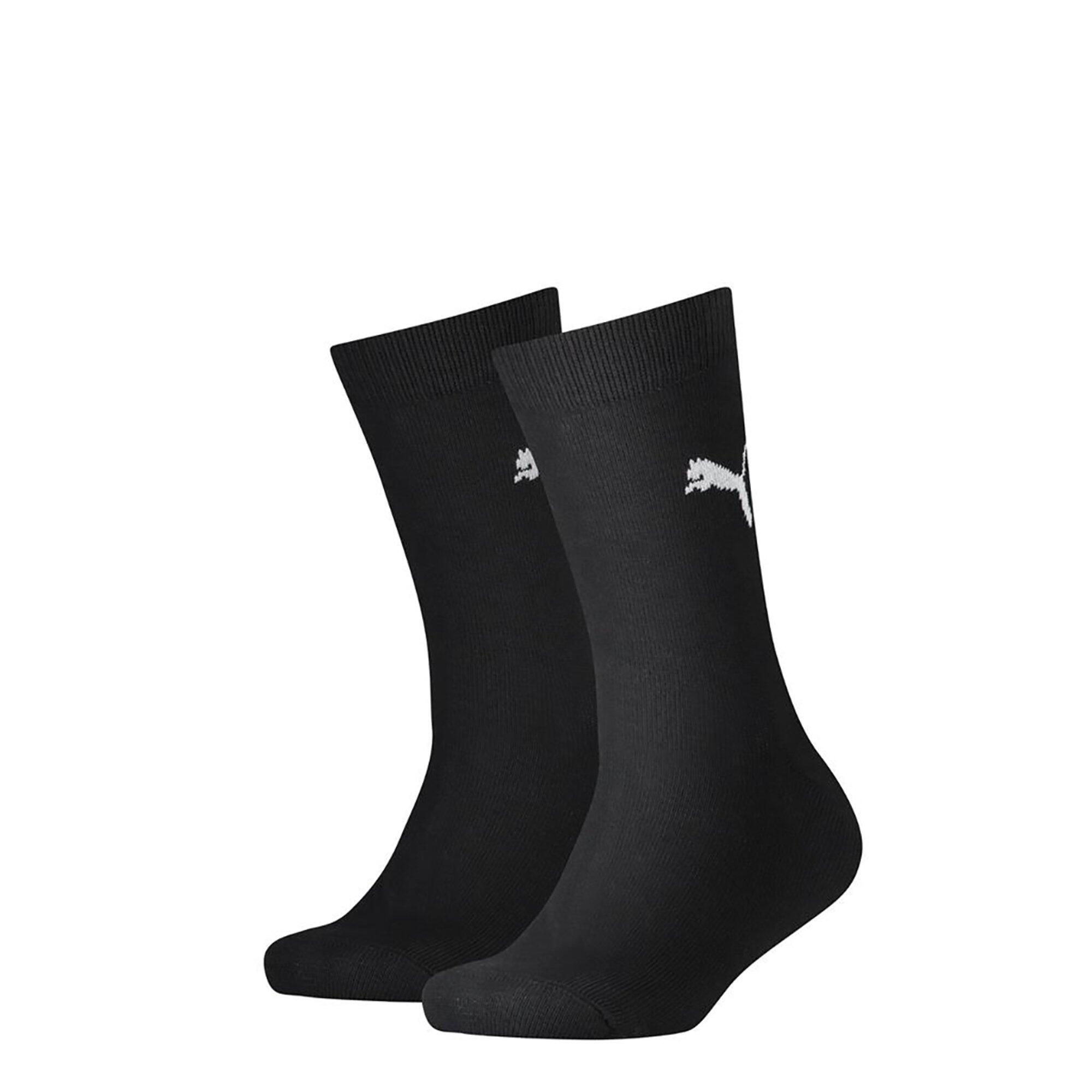 Puma - Chaussettes Unisexe Paquet De 2 Confortable À Porter - Chaussettes - Noir - 31/34 - Decathlon