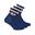 Șosete Fila Quarter Unisex 3-Pack Navy - Dimensiunea 36-38