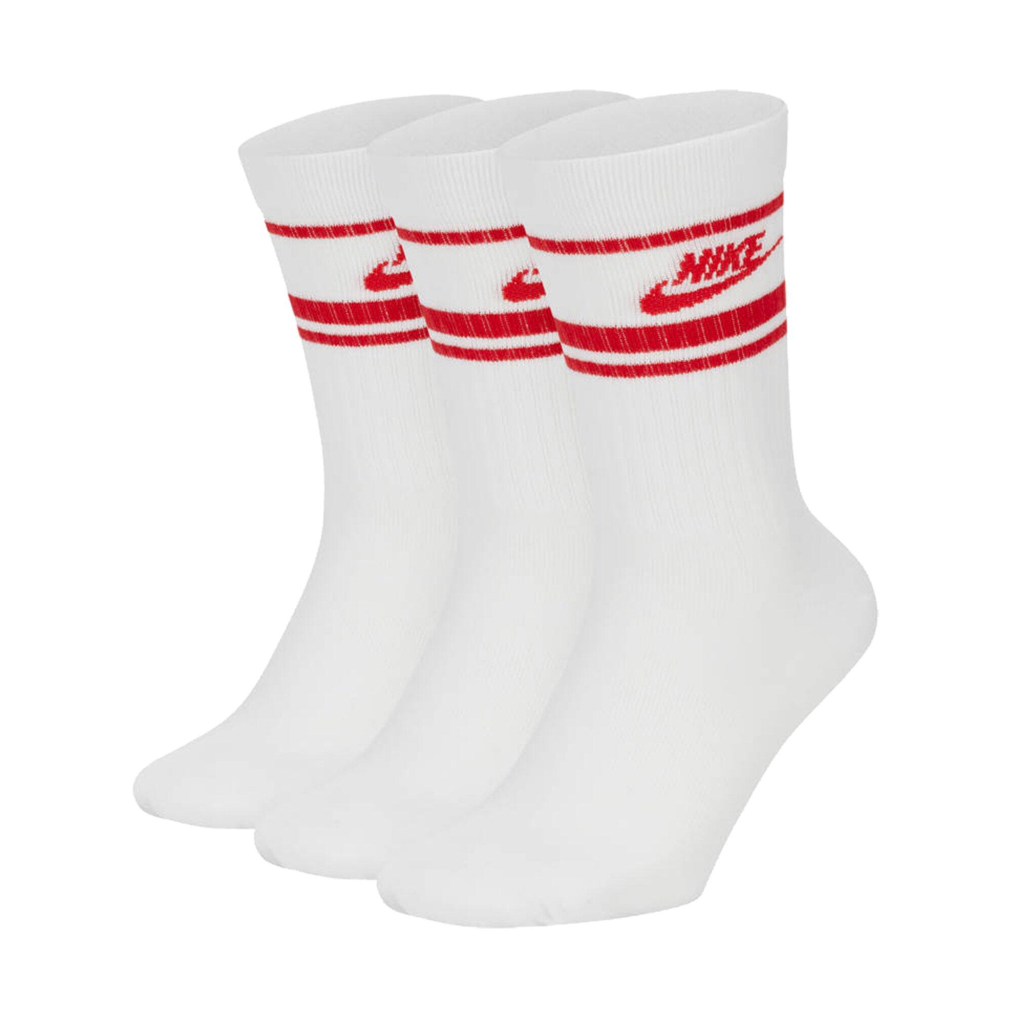 Socks Unisex Pack of 3 U NK CREW NSW ESSENTIAL STRIPE