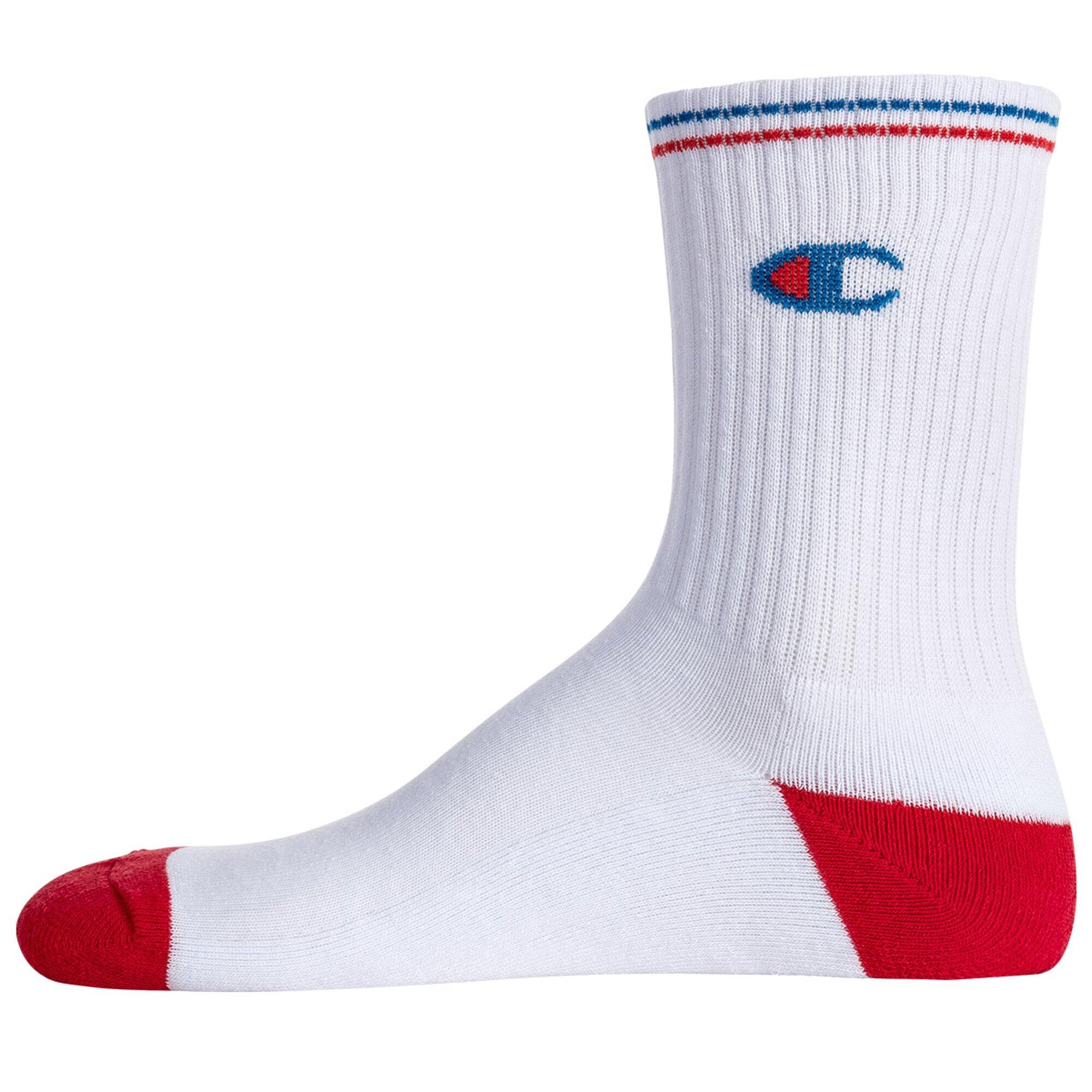 3 Paar Champion Crew Socken Gr. 35 - 46 Unisex Tennissocken C20013 3/5