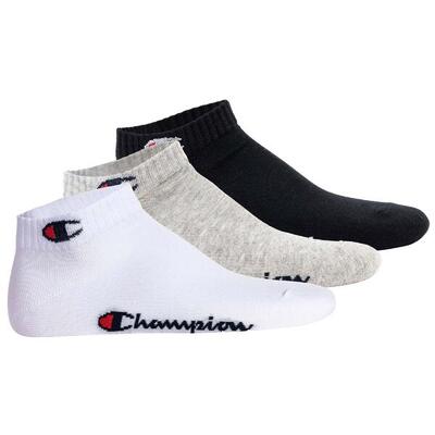 3 Paar Champion Quarter Socken Gr. 35 - 46 Unisex Sneaker Kurzsocken