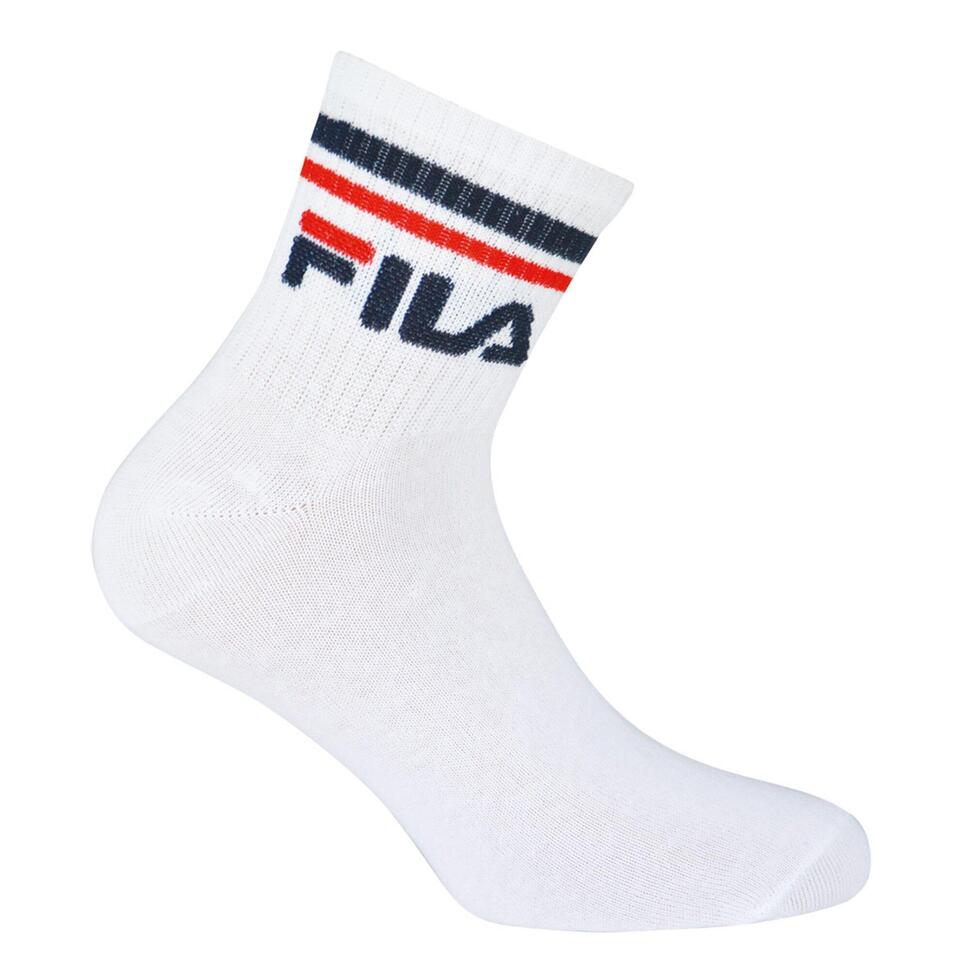 Fila unisex Quarter Socks 3-pak biały rozmiar 43-46