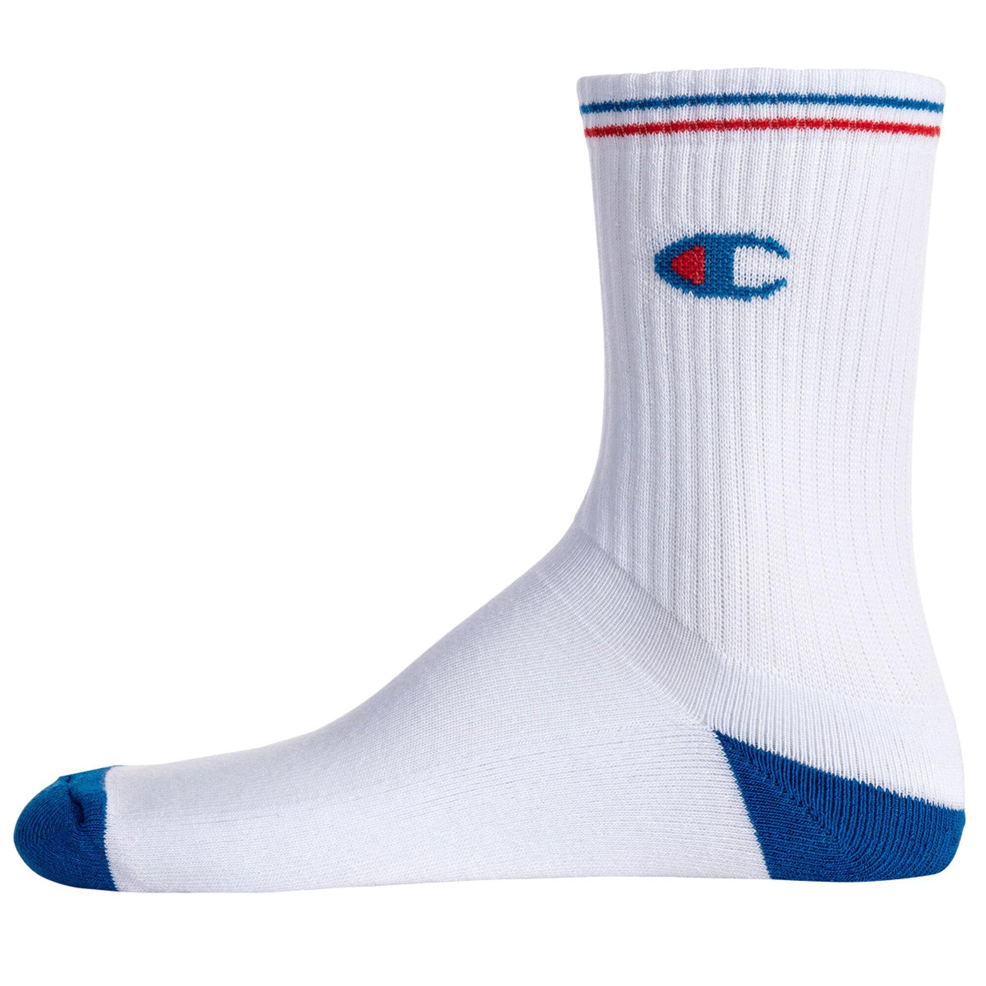 3 Paar Champion Crew Socken Gr. 35 - 46 Unisex Tennissocken C20013 5/5