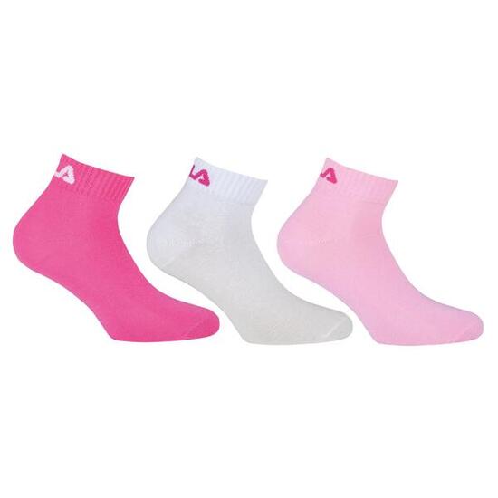 3 Paar Fila Unisex Training Sneakersocken Quarter Socken F9300