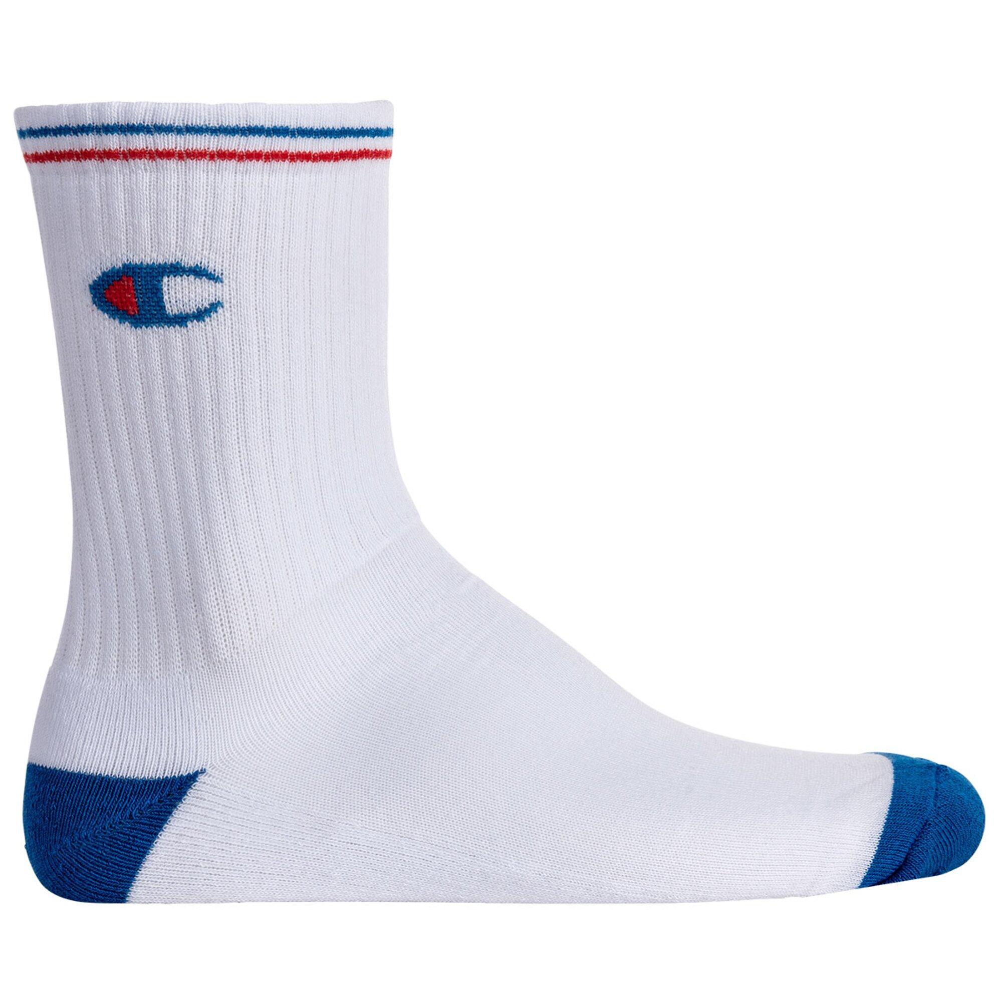 3 Paar Champion Crew Socken Gr. 35 - 46 Unisex Tennissocken C20013 4/5