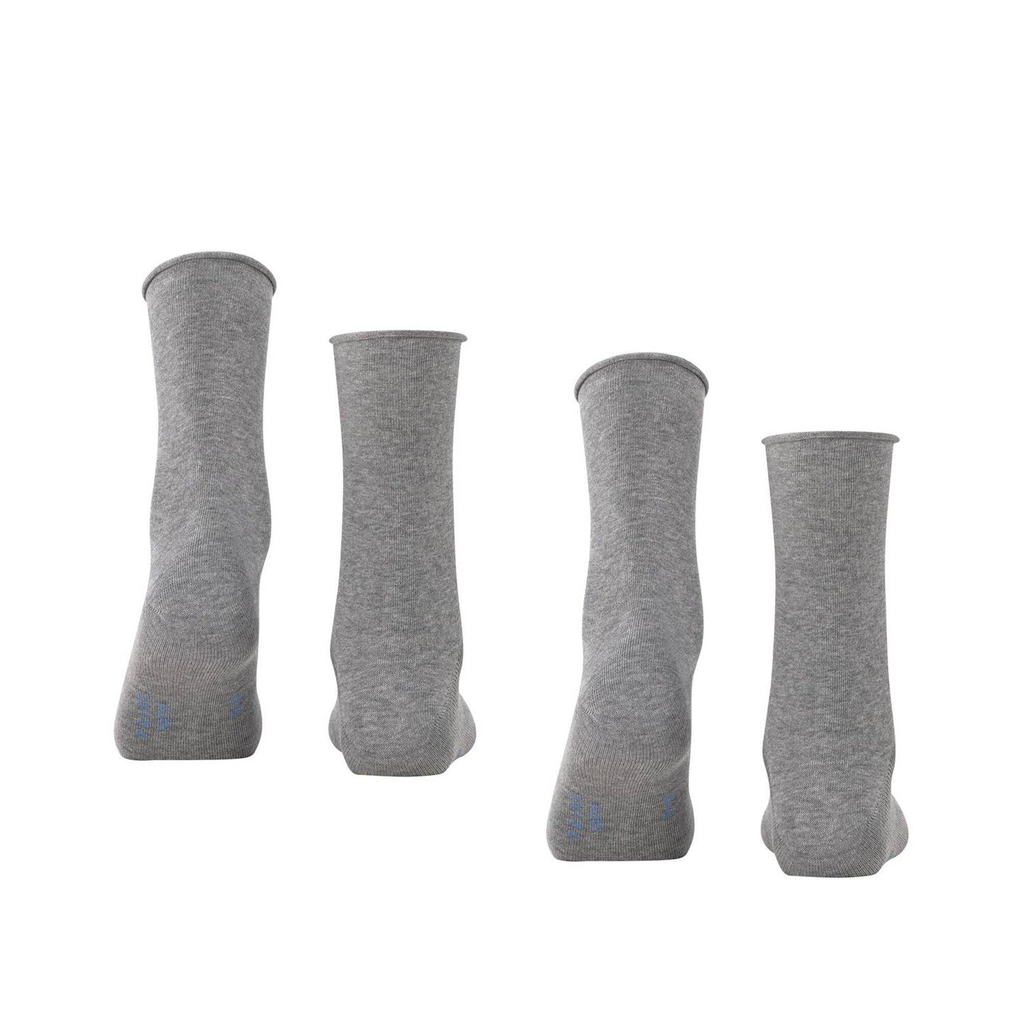 Socken Damen 2er Pack-FALKE Happy DP SO 3/5