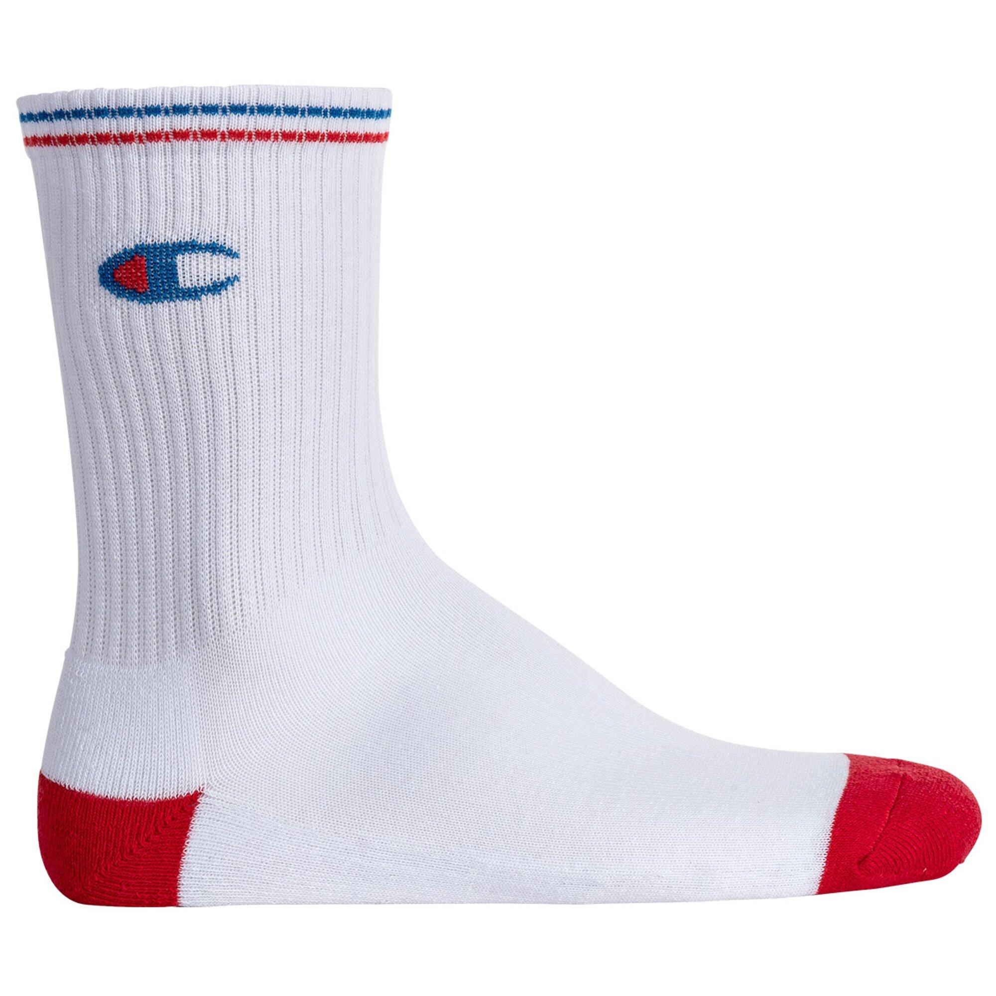 3 Paar Champion Crew Socken Gr. 35 - 46 Unisex Tennissocken C20013 2/5