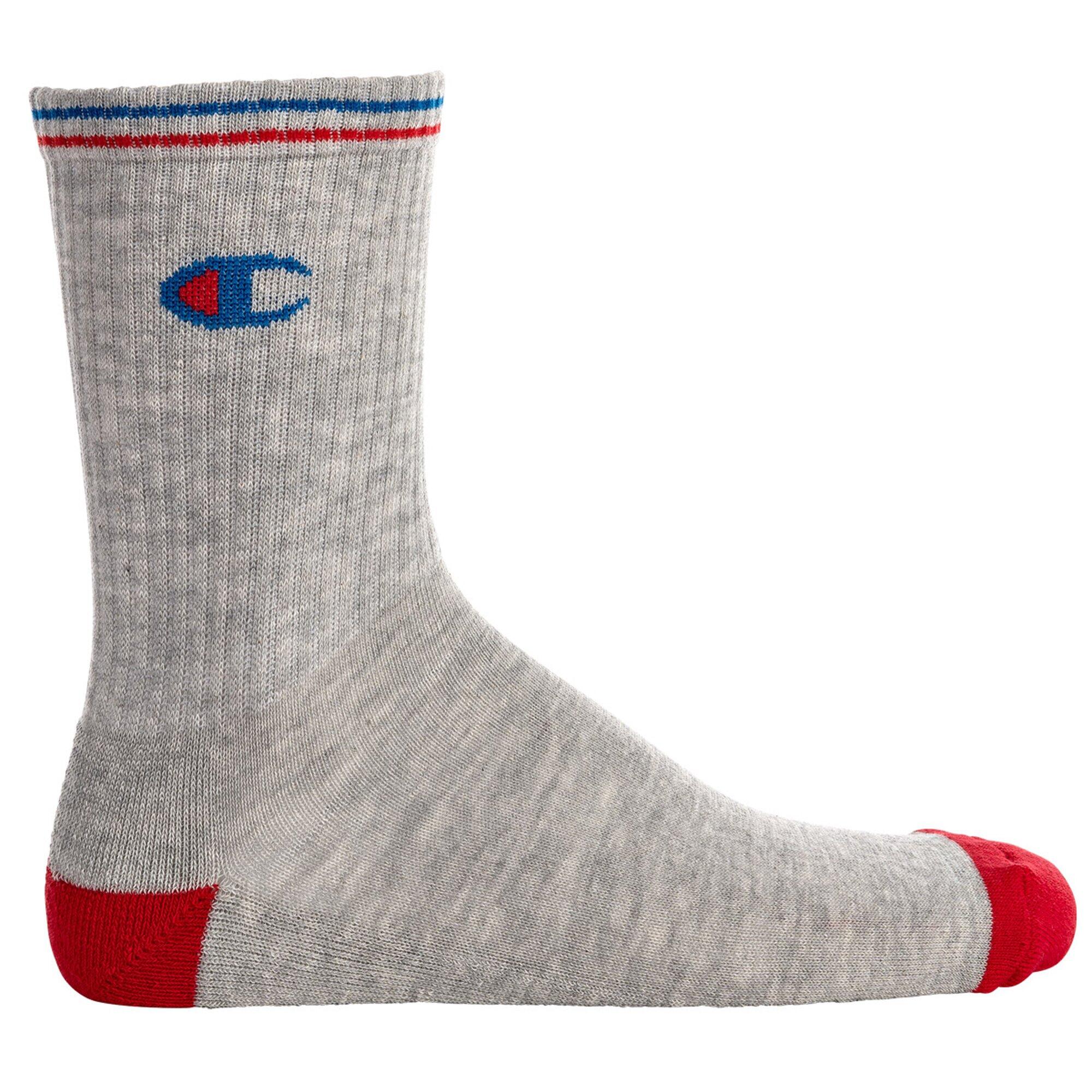 3 Paar Champion Crew Socken Gr. 35 - 46 Unisex Tennissocken C20013 6/7