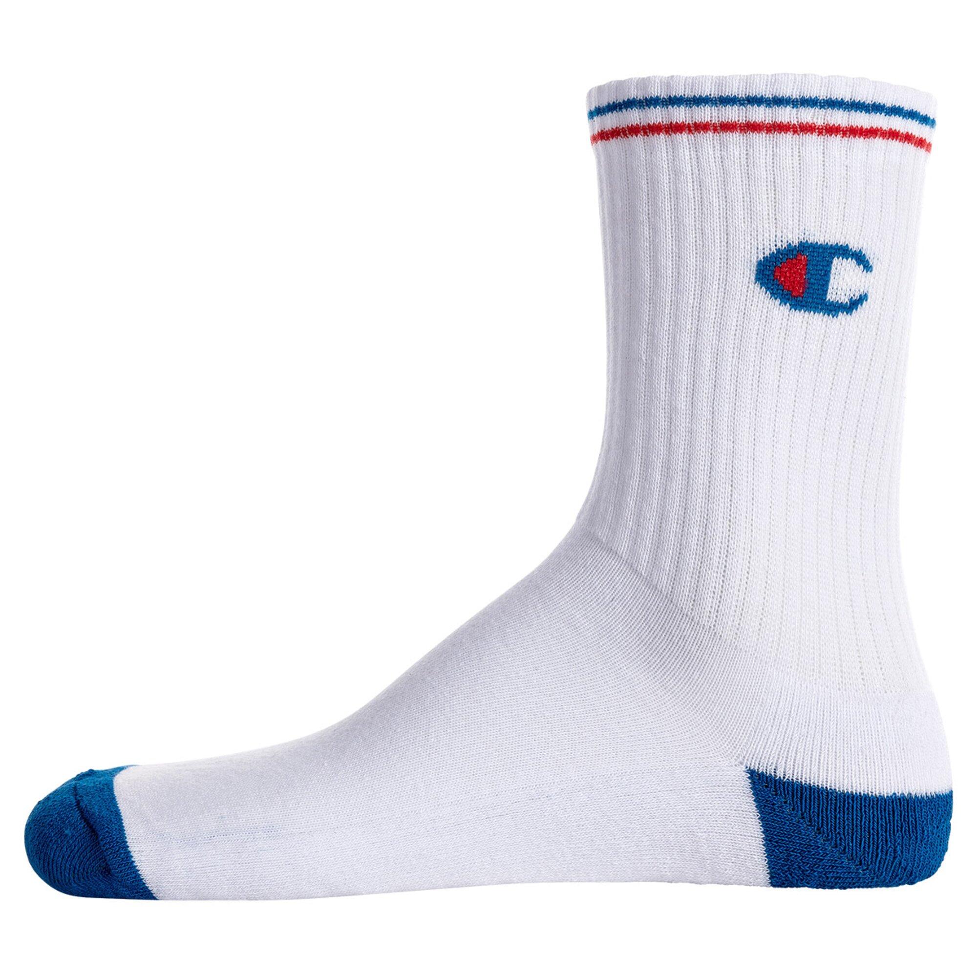 3 Paar Champion Crew Socken Gr. 35 - 46 Unisex Tennissocken C20013 3/7