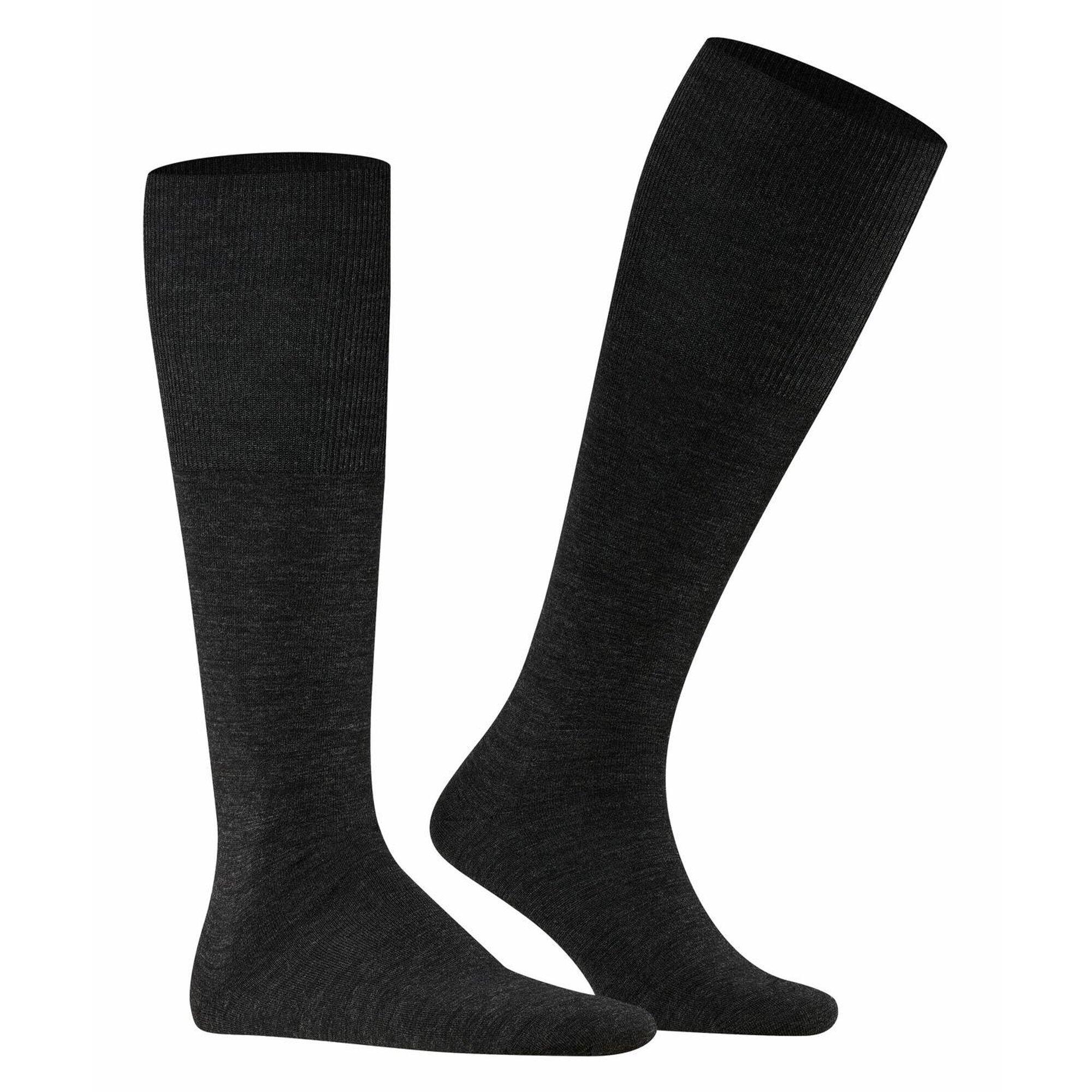 Airport heren kniekousen – Anthracite melee – 45-46 4/5