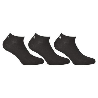 3-pack of black fila invisible socks
