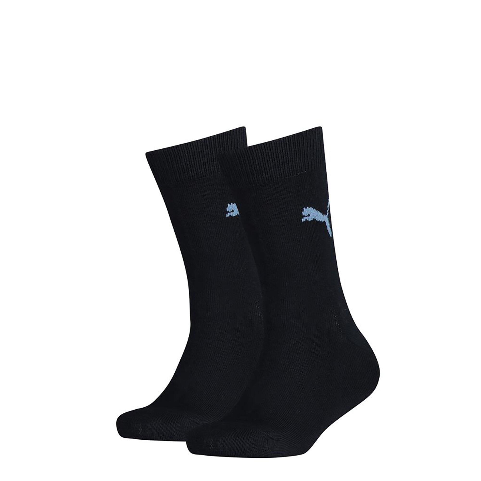 Puma - Chaussettes Unisexe Paquet De 2 Confortable À Porter - Chaussettes - Bleu|noir - 23/26 - Decathlon
