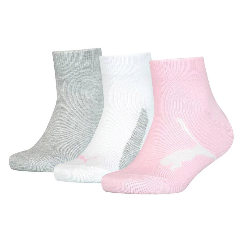 Socks Unisex Pack of 3 Comfortable fit-Kid's BTW Quarter