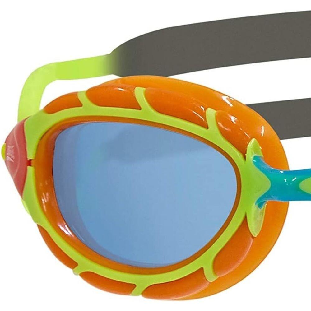 Zoggs Predator Junior Schwimmbrille Junior 180° Anti-Beschlag Rot Orange 2/4