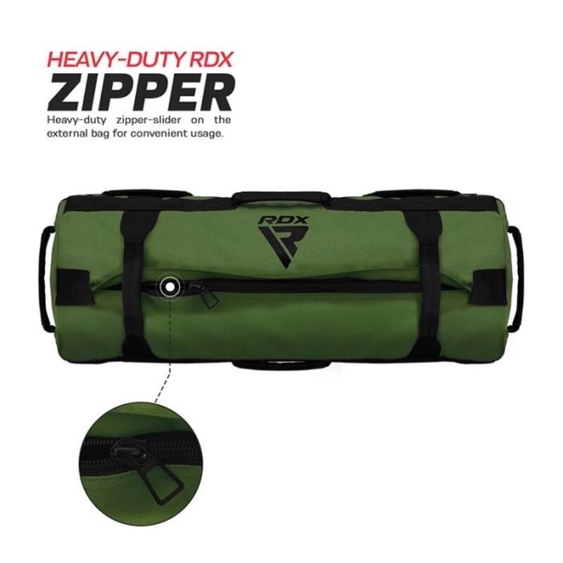 Sac fitness Rdx, pentru nisip 5-11 kg, Verde, 5-25LB