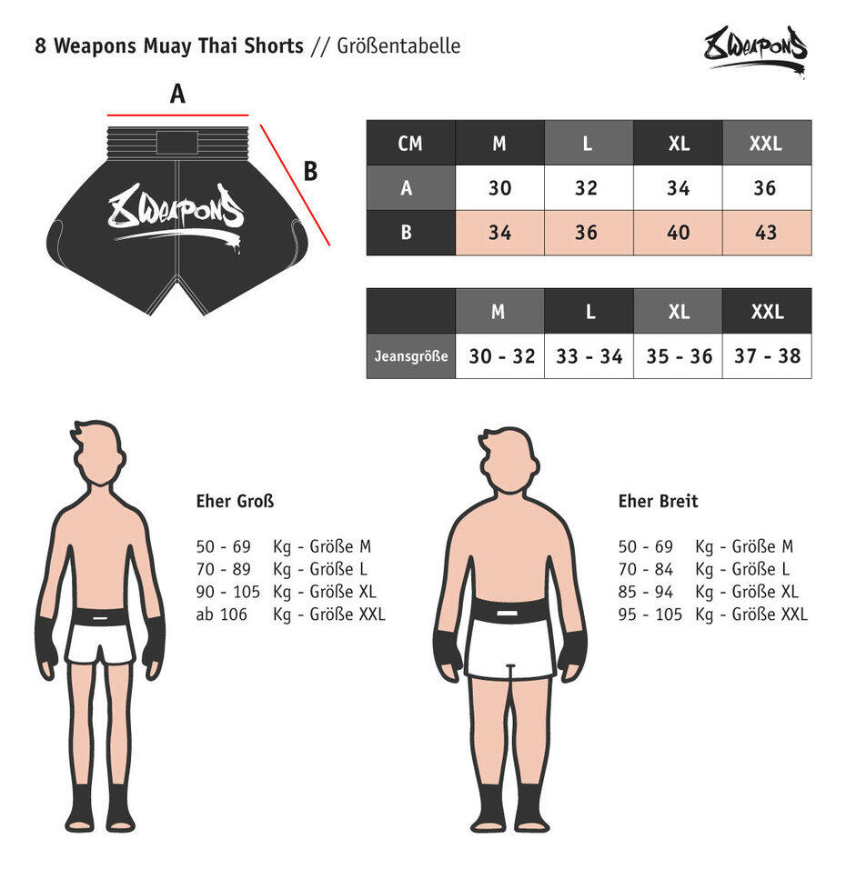 8 WEAPONS Muay Thai Shorts - Samurai 2.0 gold S 5/5