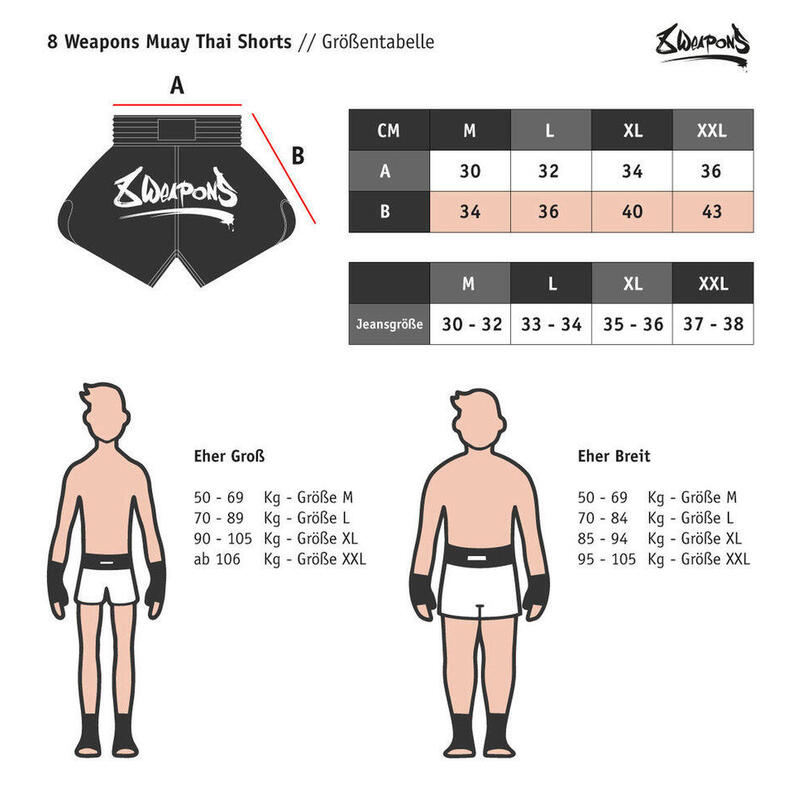 Shorts de Muay Thaï - Samurai 2.0