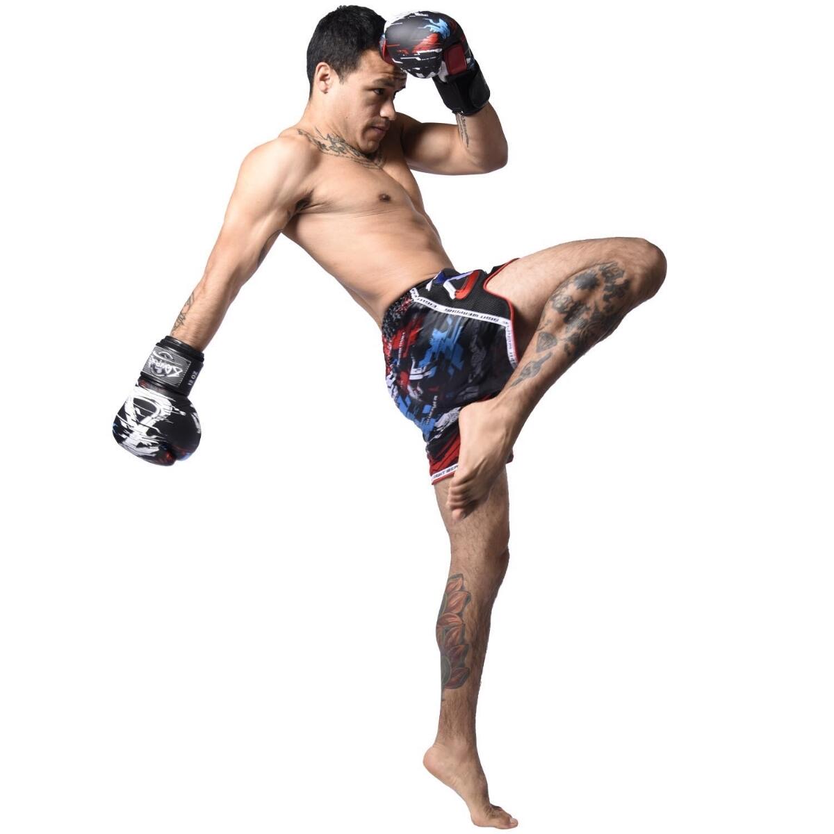 Muay Thai Shorts - Cut like a blade black 2.0