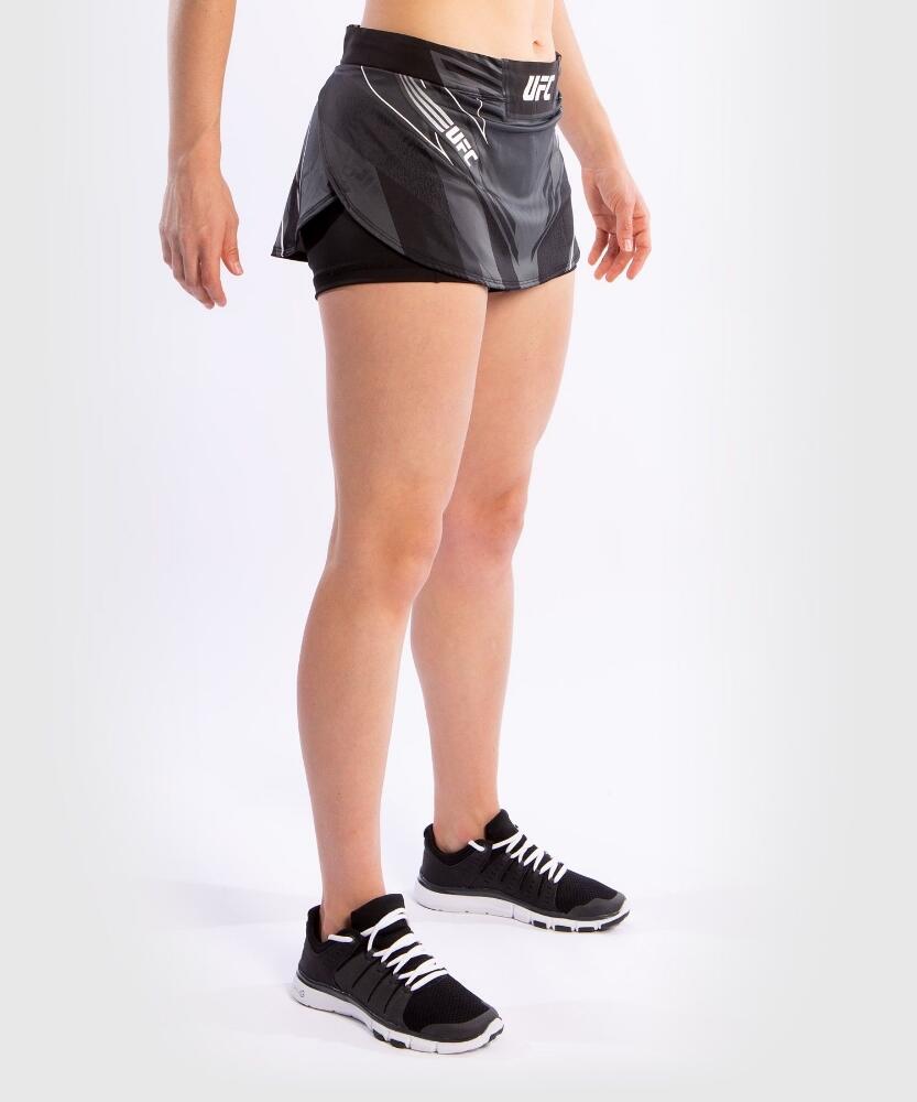 Gonna-Short UFC Venum Fight Night nera, pantaloncino a compressione 3/8