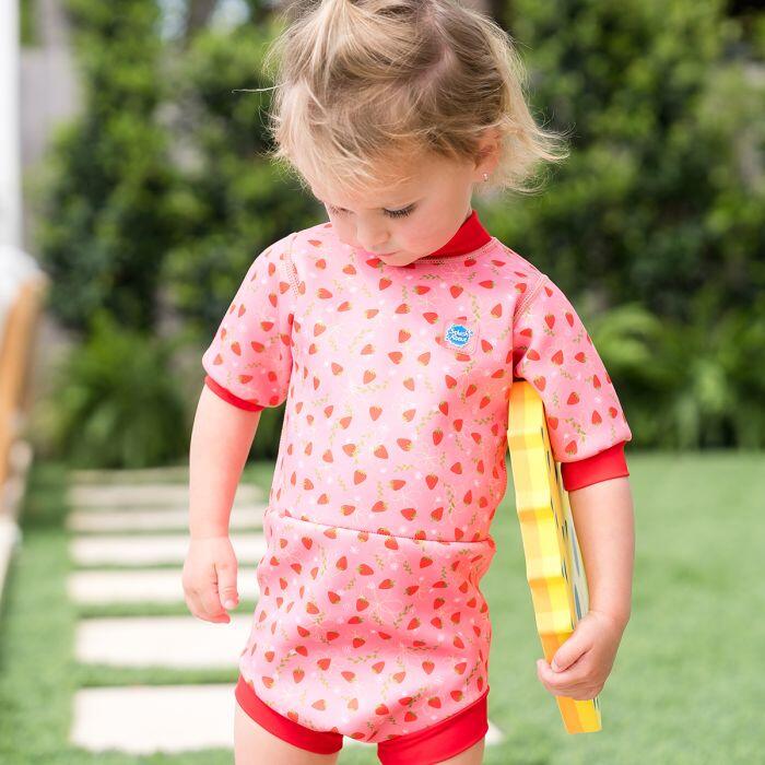 Splash About Happy Nappy Wetsuit, Strawberry Field 2/5