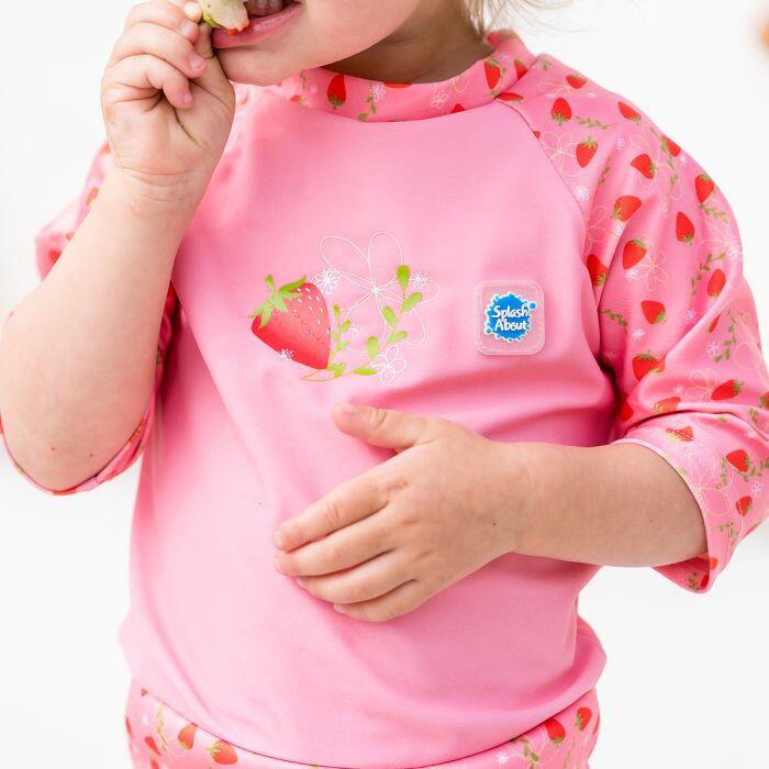 Splash About Happy Nappy Sunsuit, Strawberry Field 4/4