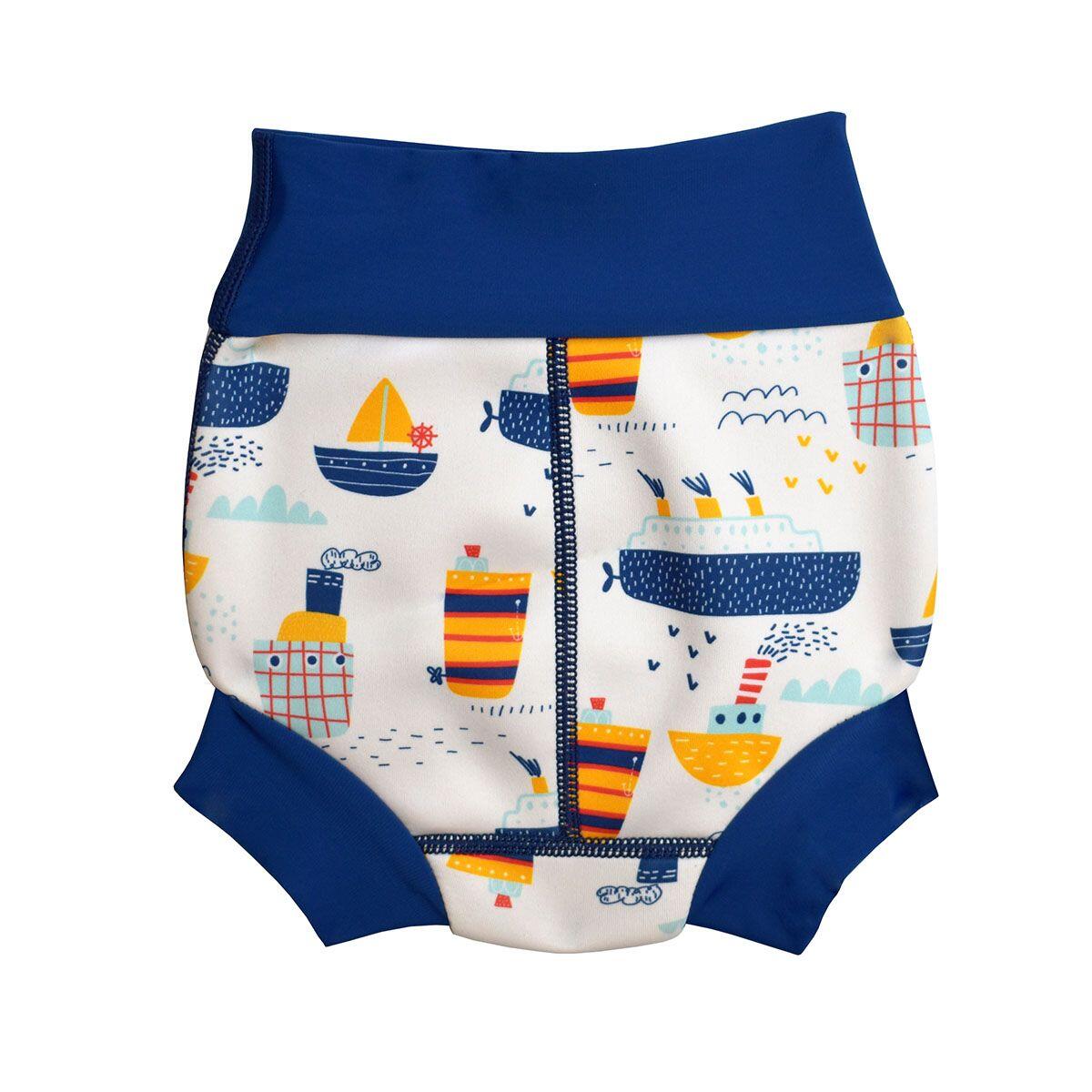 Splash About Happy Nappy Reusable Swim Nappy, Tug Boats 2/7