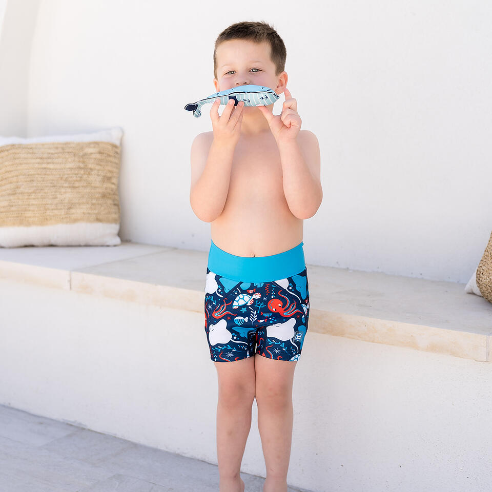 Splash About Splash Jammer Duo Leak Proof Swim Shorts, Under the Sea 7/7