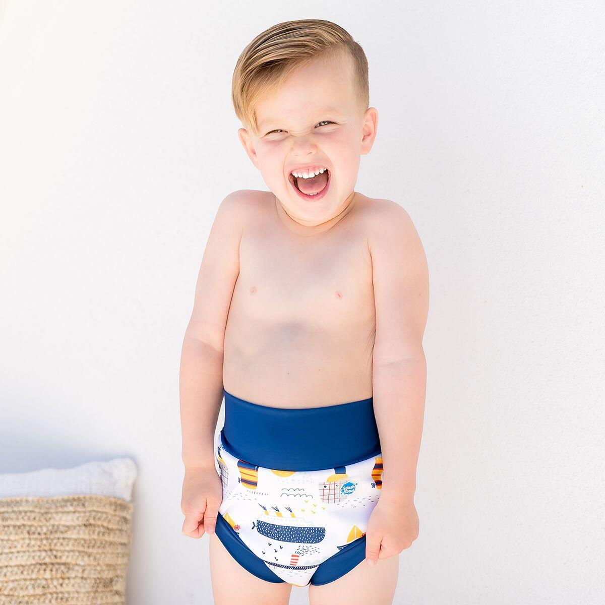 Splash About Happy Nappy Reusable Swim Nappy, Tug Boats 3/7
