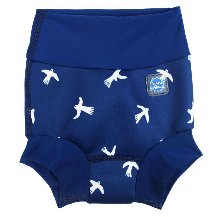 SPLASH ABOUT Splash About Happy Nappy Duo Reusable Swim Nappy, White Birds