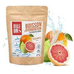 Boisson d'hydratation - Electrolytes - Mulebar - Agrumes - 250g