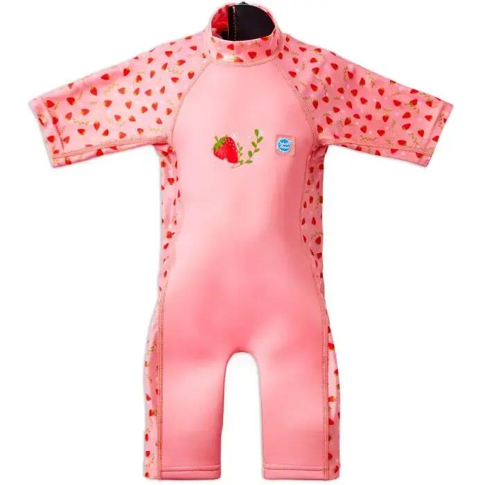 Splash About Kids UV Sun and Sea Wetsuit, Strawberry Field