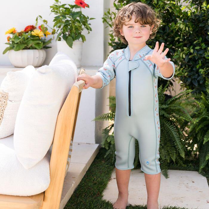 Splash About Kids Shorty Wetsuit, Playful Otters 3/5