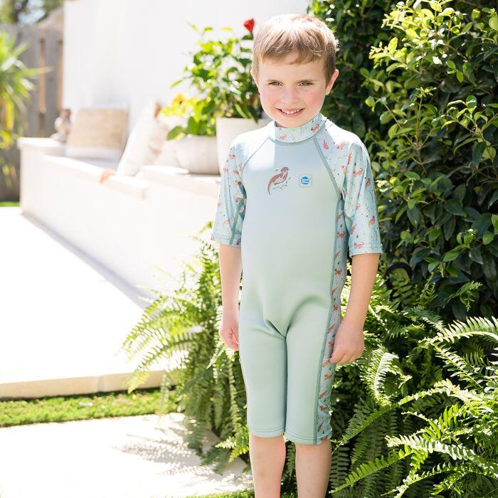 Splash About Kids UV Sun and Sea Wetsuit, Playful Otters 3/6