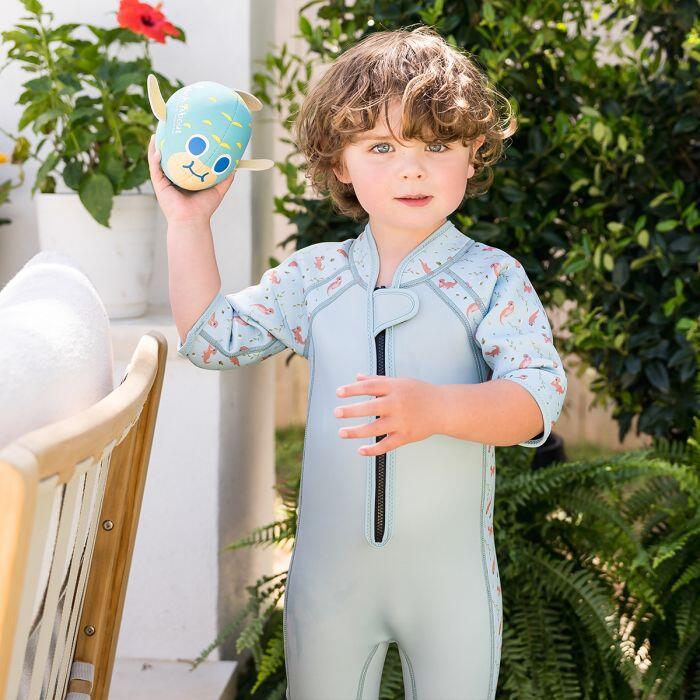 Splash About Kids Shorty Wetsuit, Playful Otters 4/5